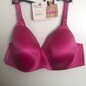 ❤️3 for $7🌹Secret Treasures Full Coverage Wireless Pink Tshirt Bra